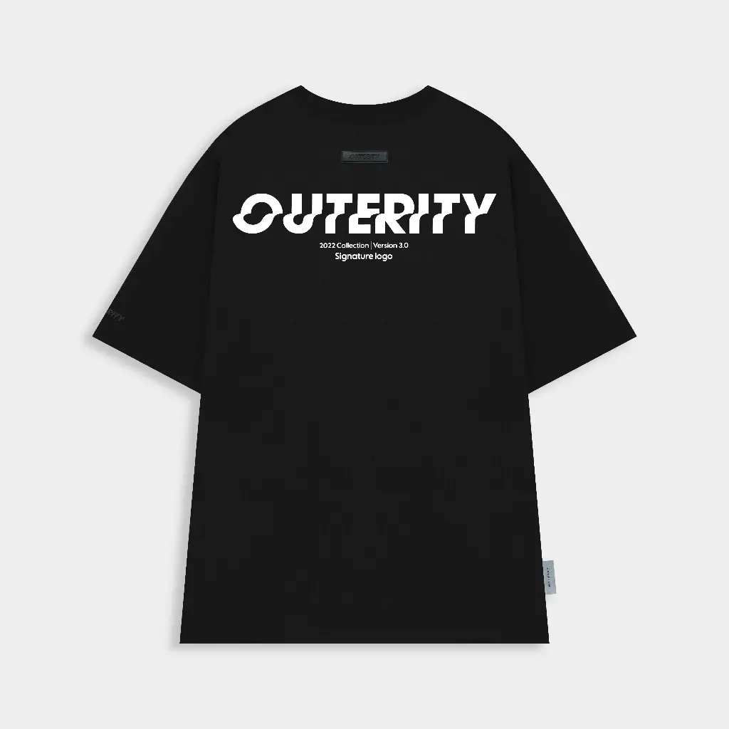 Áo thun nam nữ local brand unisex Collection Outerity Signature / v3   0240GMS Sản phẩm