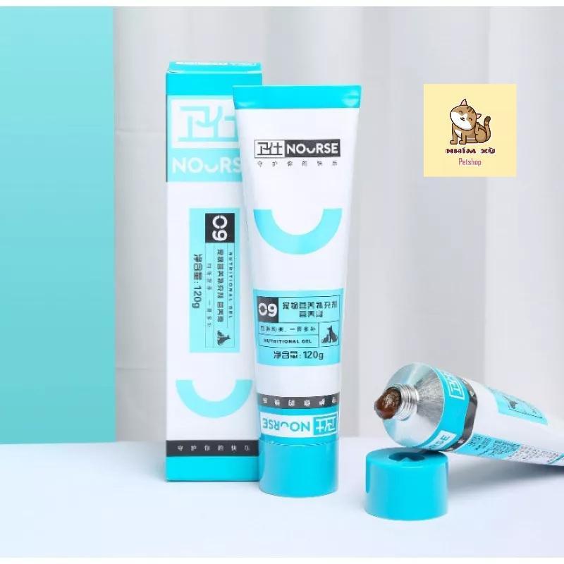 [CHÍNH HÃNG] Gel dinh dưỡng Nourse 09 hỗ trợ tăng cân tăng cảm giác thèm ăn cho chó mèo