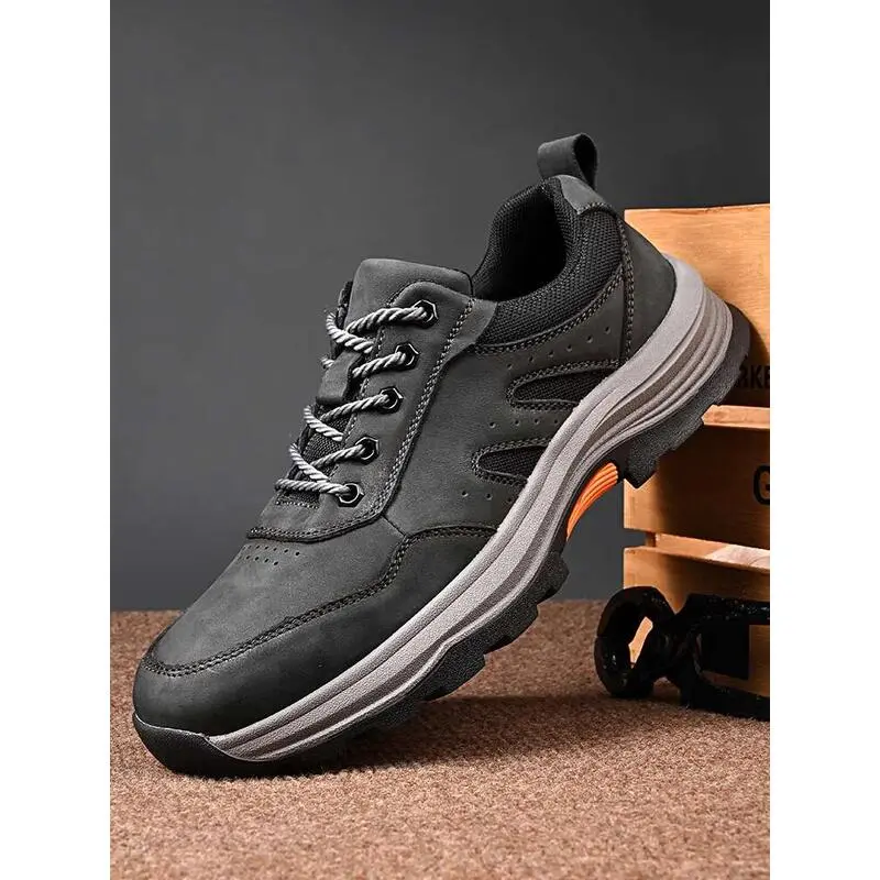 Huagang Camel 2025 New Style Men's Sports Leisure with a Head Layer of Cowhide Breathable Outdoor Hiking and Mountaineering Shoes