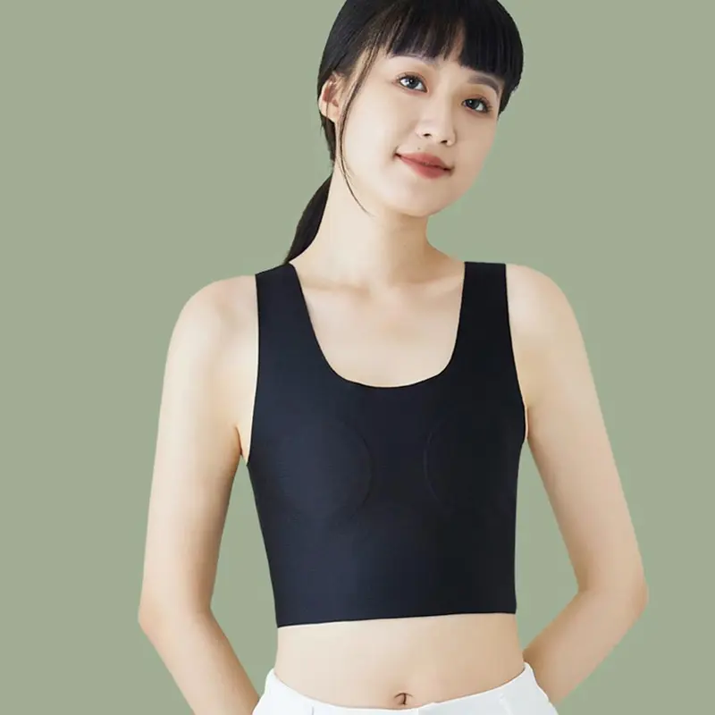 Đồ Lót Corset, Áo Ba Lỗ Cropped Xén, Áo Vest Corset Ngắn, Áo Sơ Mi Không đường May, Dành Cho Nữ, Đồ Lót Thể Thao, Y6X9 6