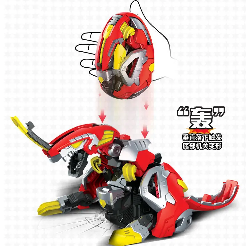 BAKUGANES Hello Anime Deformation Toy Carbot Egg Automatic Transform Dinosaur Egg Boys Robot Tyrannosaurus Pterodactyl Toys