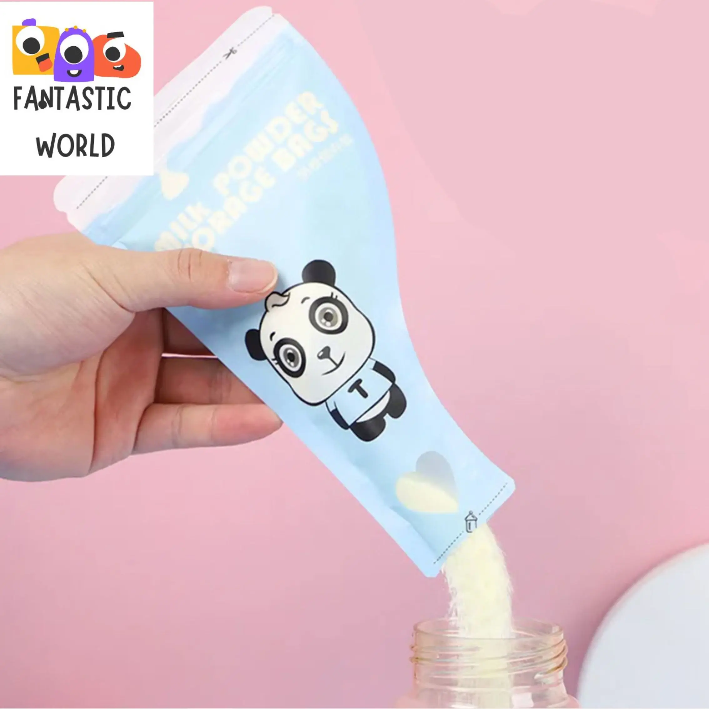 120Pcs Disposable Milk Powder Storage Bag Bag Baby Milk Storage Bag Tepung Susu Plastik Simpanan Susu Tepung