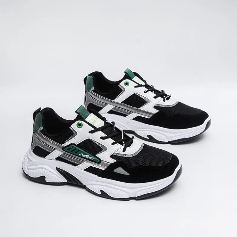 PBT SEPATU SNEAKER PRIA IMPORT - KASUAL MEN‘S SPORT  FASHION 2023 "GZ12" (FREE BOX POLOS) Hitam Shoes Casual Running 0