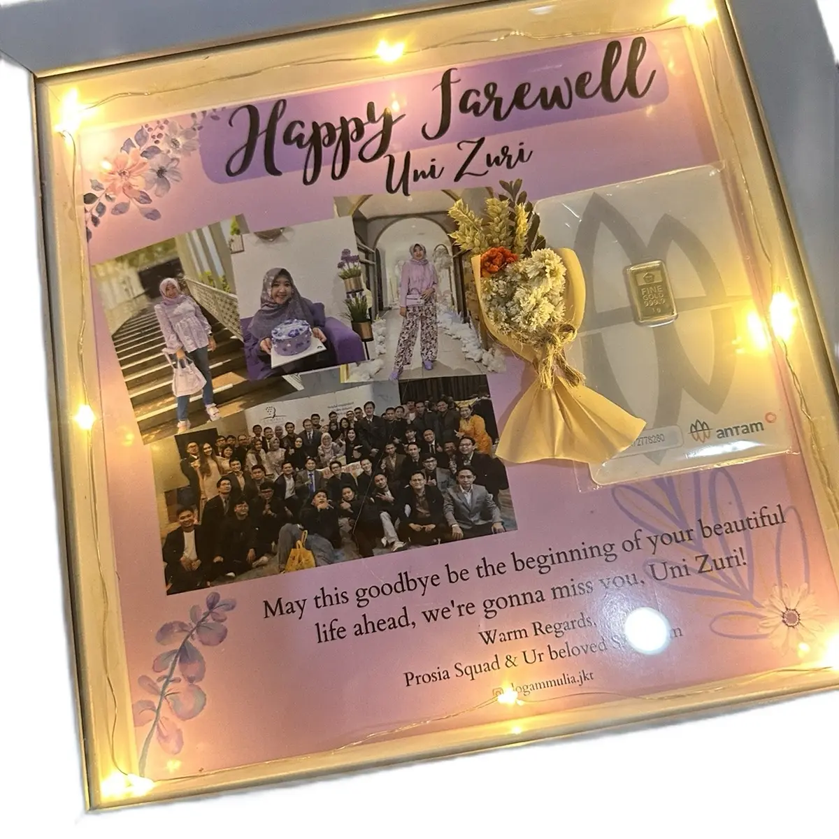 Frame bingkai custom kado mahar