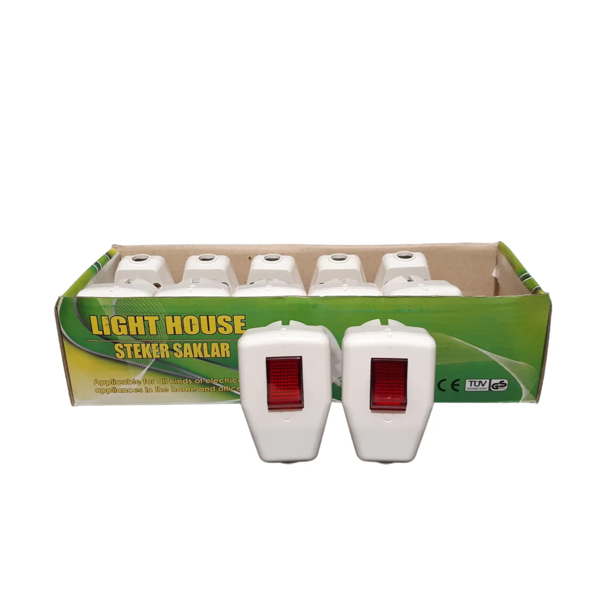 PAKET 12 Pcs Steker LIGHT HOUSE Saklar Lampu Switch ON/OFF