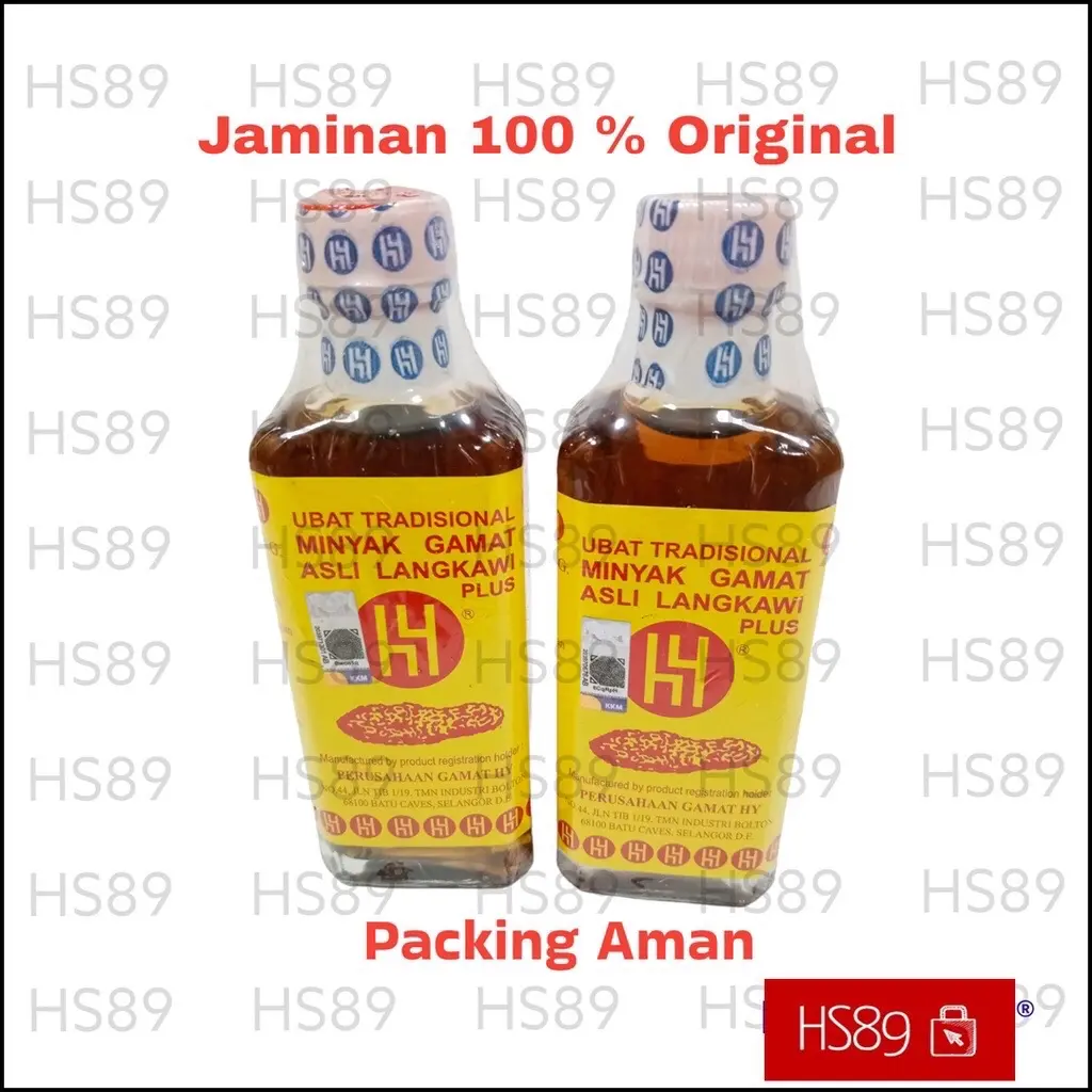 Minyak Gamat ASLI Malaysia - MINYAK Gamat Langkawi Plus Minyak Gosok 60ml - MINYAK GAMAT ORIGINAL HY