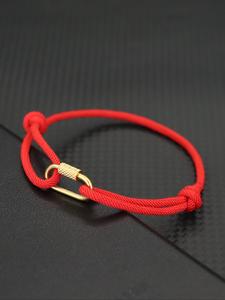 Pulsera de cuerda ajustable para hombre, pulsera minimalista y a la moda para fiesta, decoración diaria, joyería comodín y exquisita para regalo de cumpleaños