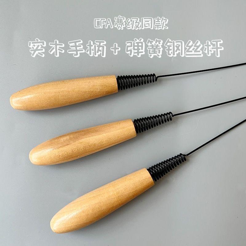 Bộ Trêu ghẹo mèo lò xo tay cầm bằng gỗ, Cấp CFA, 30 ngày bán chạy, Thích hợp cho mèo con, Tự-Hi, làm giảm Bó Sát Đầu thay thế chuông, Đồ chơi chống cắn, 30 miếng, Hàng mới về năm 2025 4