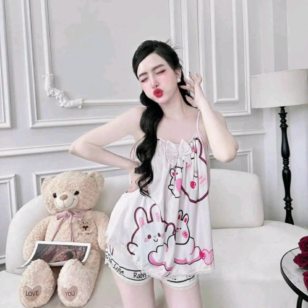 SET ĐỒ BỘ 2 DÂY HỌA TIẾT DỄ THƯƠNG [ FREESIZE 40-58KG]