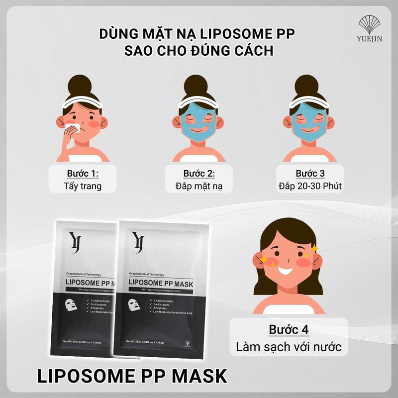 Product Introduction of Mặt nạ phục hồi đa tầng Yuejin Liposome PP Mask, cấp ẩm, giảm mụn và tái tạo làn dạ (1 miếng) 24