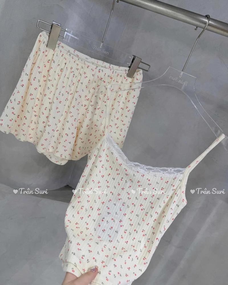 Product Introduction of Set bộ thun gân hoa nhí mềm mịn 6