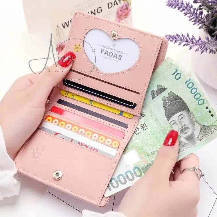 DOMPET MINI WANITA / DOMPET WANITA MURAH / DOMPET KARTU KOREAN / DOMPET PENDEK