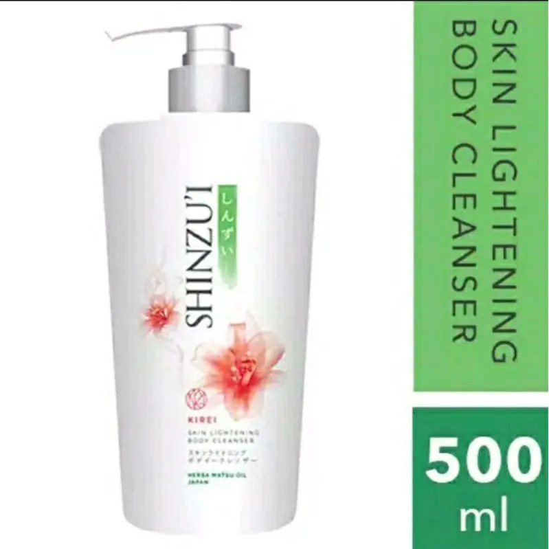 Shinzui Sabun Cair Pump 480ml Kirei Pencerah Cleanser Memudarkan Lightening Bebas Silikon Organik 0