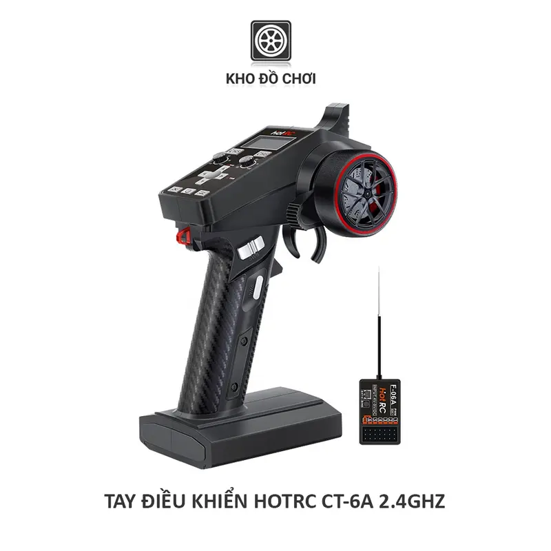 Tay điều khiển HotRC CT6A 2.4Ghz (6 Kênh) 2