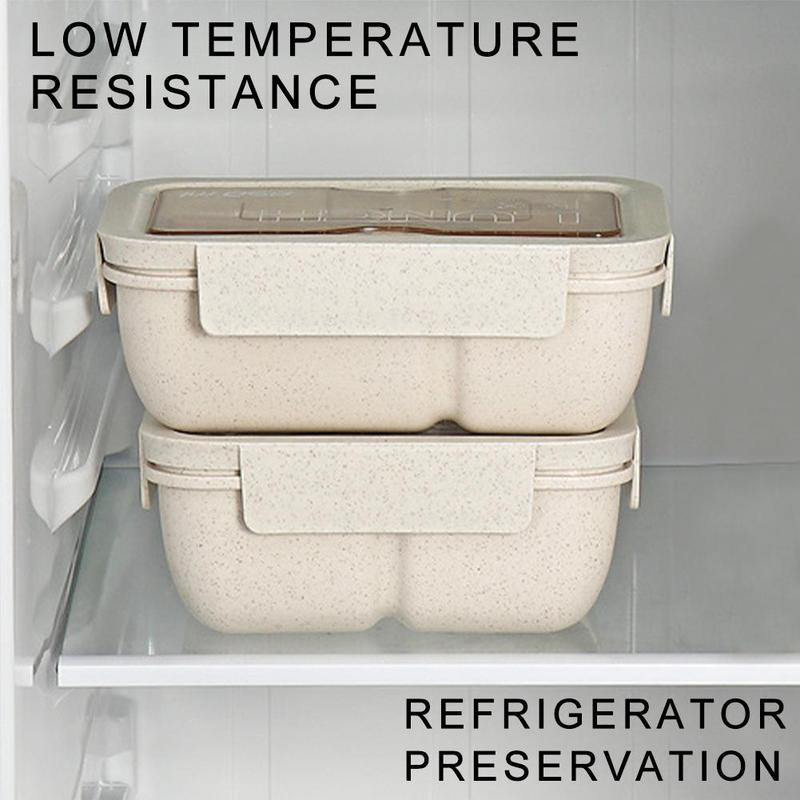 Product Introduction of 1pc Bento Box Leakproof Lunch Containers Cute Lunch Boxes For Spoon/Chopsticks Dishwasher I5X9 29