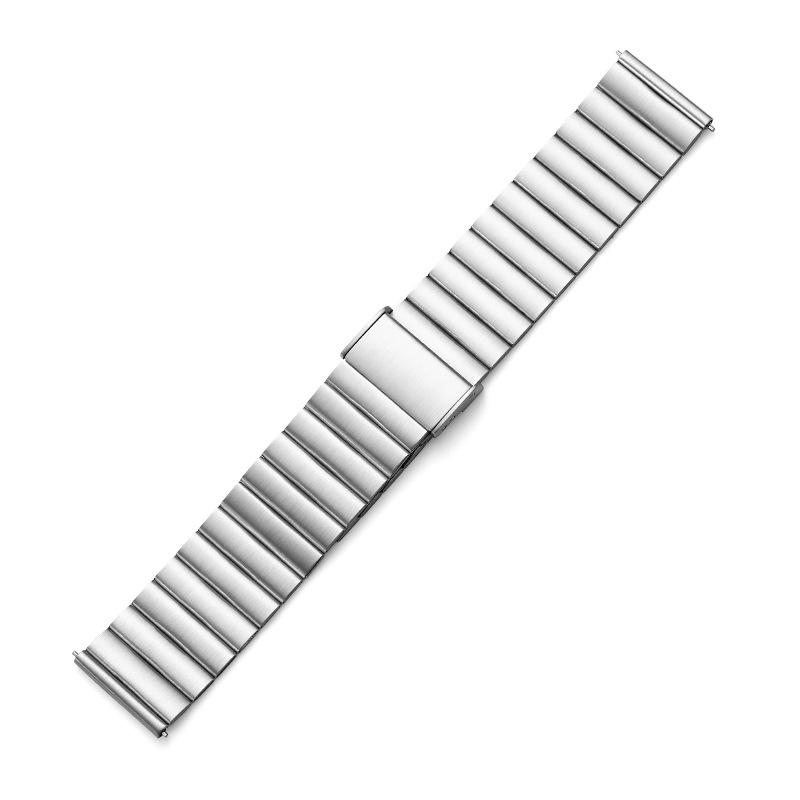 Product Introduction of Suitable for Apple One Bead Stainless Steel Strap Apple IWatch 8/Se/Huawei Buckle Bamboo Strap 4145mm 3