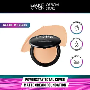 MAKE OVER Powerstay Total Cover Matte Cream Foundation 12 g - Cream Foundation