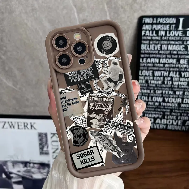 Case For Redmi A3 12 13C 12C 10C 9C A1 9A A2 Note 12 Pro Note11 11S 10S 12 9 10A Poco M3 Pro X5 Poco C61 POCO M6 4G  Artistic Dark Moon Butterfly and American Label Illustration Silicone Soft Case Cover Case PANDU PATRIA 8
