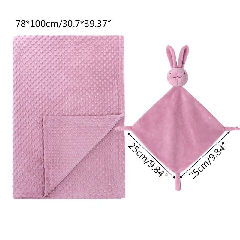 Product Introduction of Crystal Velvet Newborn Baby Blanket Blanket Comfort Pea Blanket Baby Cute Rabbit 0