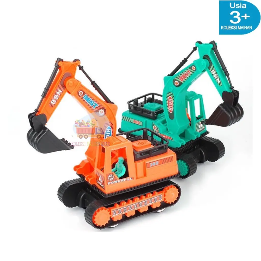 RM STORE Mainan anak laki laki mobil mobilan konstruksi alat berat beko truk excavator