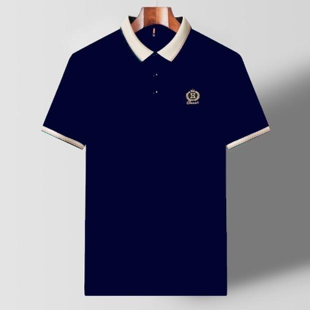 Áo thun Polo nam thêu Logo H vải cá sấu cotton co giãn 4 chiều cực kỳ sang trọng 6