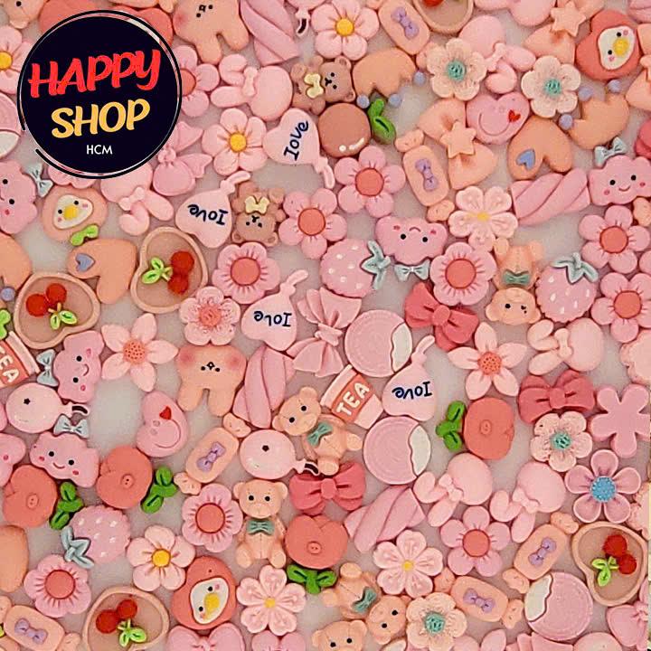 (Hàng tặng) Sticker , charm gắn dép mẫu ngẫu nhiên- HAPPY SHOP-HCM - Hàng chính hãng 3