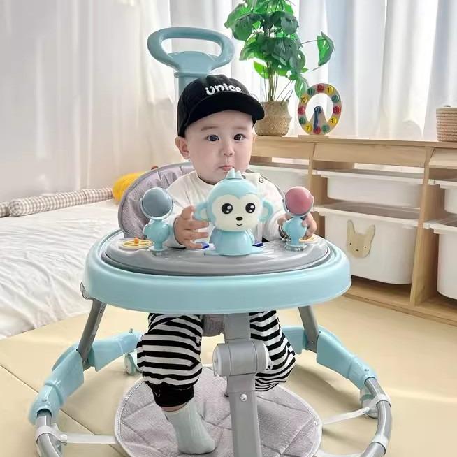 XE TẬP ĐI CHO BÉ CÓ TAY ĐẨY NÂNG CHỈNH ĐƯỢC CHIỀU CAO CHO BÉ xe  tập xe tập đi cho bé  chữ u baby walker xe  tron
