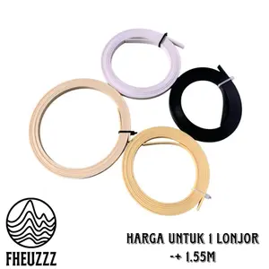 List Strip Binding Edging Body Gitar Akustik Elektrik Lebar 6mm Plastik