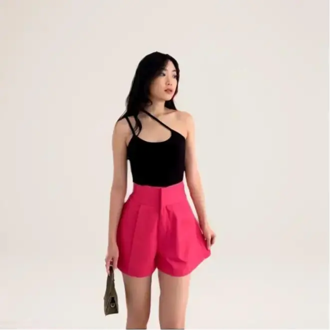 Yuna pants / Celana Pendek High Waist / korean style / celana kekinian / ootd kekinian