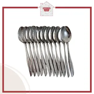 Sendok Makan Stainless / Sendok isi 12 pcs / Sendok 303 / 888 / Sendok Batik / Sendok Bunga  Kitchenware