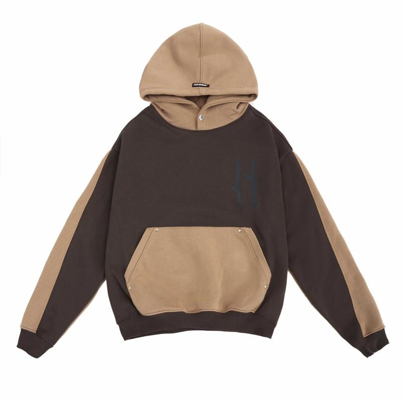ÁO KHOÁC METAL TRUNKS BOXY HOODIE NỈ BÔNG - HADES BRAND CHÍNH HÃNG UNISEX Tay Dài