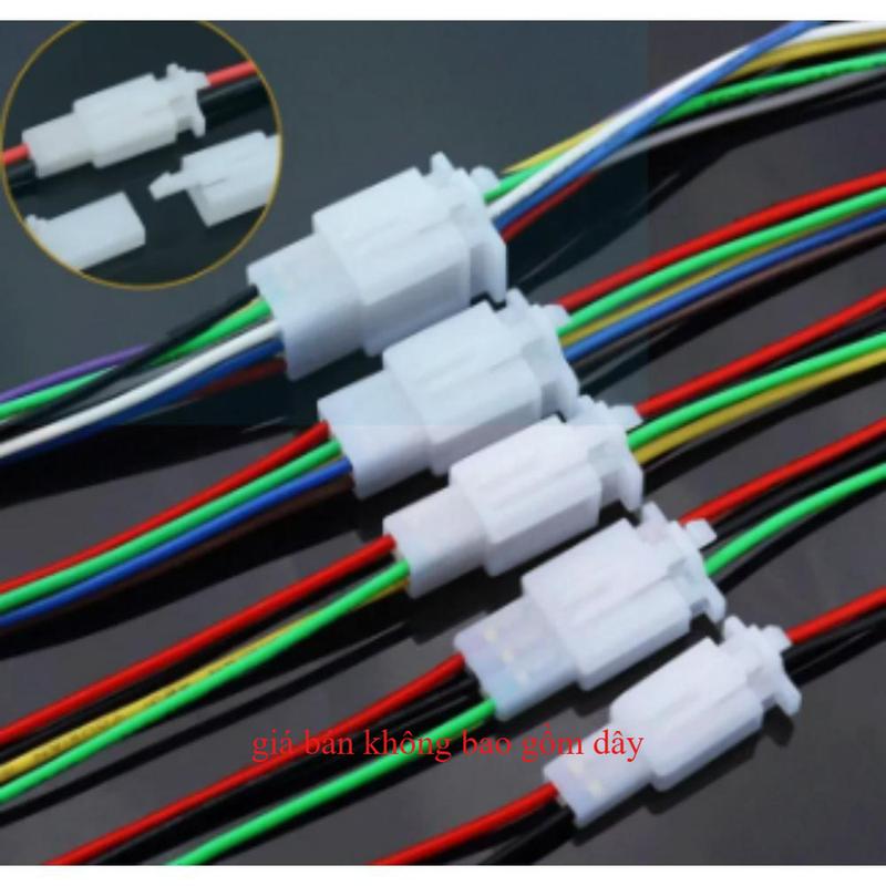 Combo 10 Jack kết nối dây điện 2P loại 2.8mm dành cho ô tô xe máy cao cấp 4