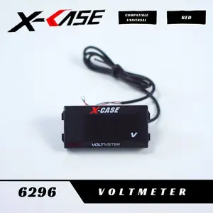 Voltmeter Digital Waterproof Volt meter Aki Xcase Anti Air Kualitas Terbaik