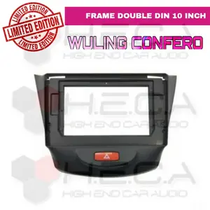 Frame Double din 10” Tape Head Unit Wuling Confero 10 inch Tape