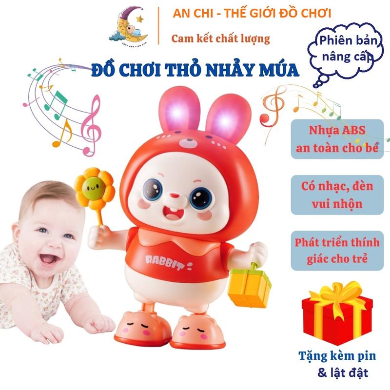 [TẶNG PIN] chơi thỏ nhảy múa có đèn có nhạc di chuyển vui nhộn - TikTok ...