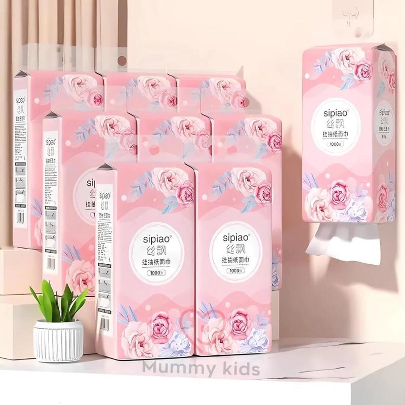  Thùng 10 bịch Khăn giấy rút treo tường đa năng Sipiao loại giấy vệ sinh 4 lớp dai mềm mịn an toàn sử dụng   LOẠI 1   TẶNG 2  MÓC ĐÔI TREO TƯỜNG 
