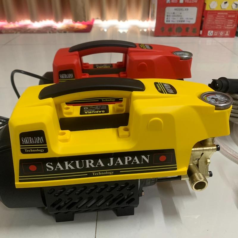 Máy rửa xe giá rẻ SAKURA 3500w, áp lực cao Japan 2025, không có chỉnh áp. lỗi đổi mới 7 ngày, bh 12th