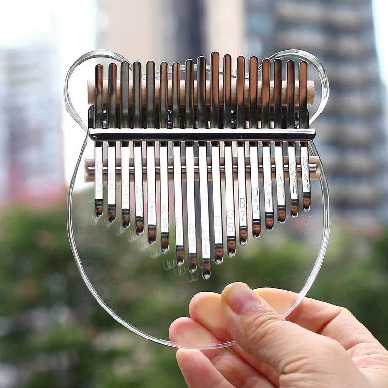 Đàn Kalimba trong suốt âm pha lê hay 17 phím rẻ FREESHIP