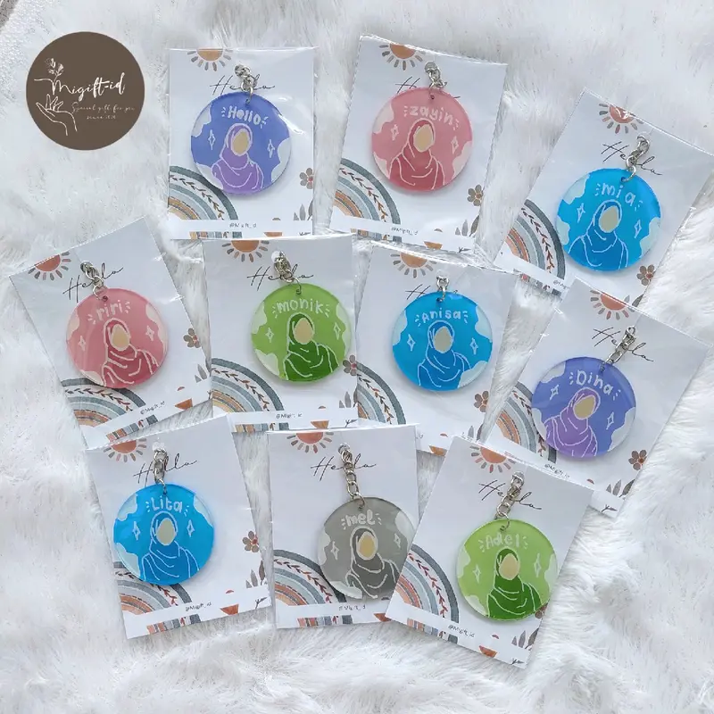 gantungan kunci custom/ keychain custom / ganci gambar/ sovenir gantungan kunci gambar / gantungan Akrilik 5