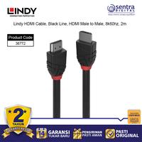 Gambar Lindy Black Line HDMI Cable 8K 60Hz 2m Male to Male dari Sentra Digital Kota Surabaya 2 Tokopedia