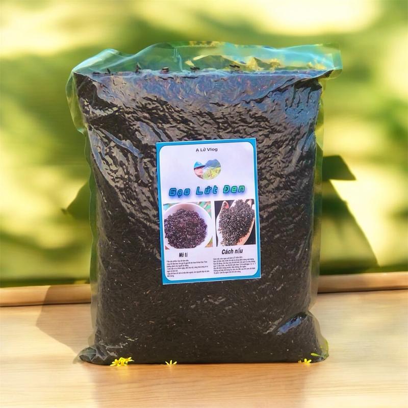 5 Kg Gạo Lứt Đen Dẻo Hữu cơ tự nhiên gói
