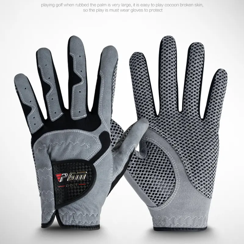 Găng Tay Golf, PGM, Chống Trượt, Thoáng Khí, Tay Trái, Đáng Tin Cậy, Vừa Vặn, Găng Tay Golf Nén, Thích Hợp Cho Ngoài Trời, Đồ Dùng Golf 2