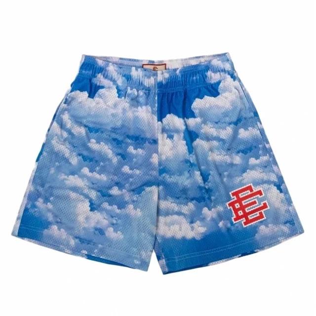 Eric Emanuel EE Lưới Cơ Bản Quần Đùi, In Hoa Cổ Điển, Quần Đùi Tập Gym, Dành Cho Nam, Thích Hợp Tập Gym, Bóng Rổ, Thể Thao, Bãi Biển, Mùa Hè Mới Sport 6