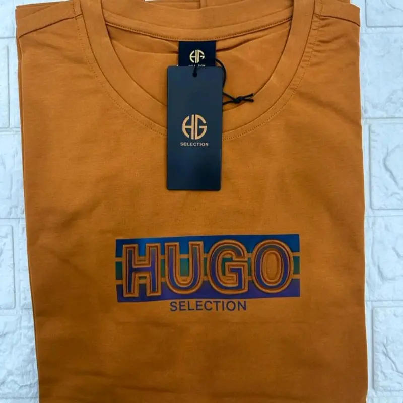 kaos Hugo selection original import/kaos oblong Hugo selection original/kaos dewasa/kaos cowok 0