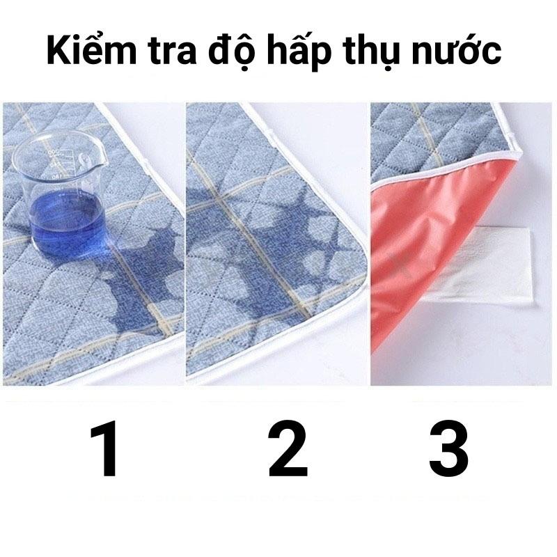 Tấm lót chống thấm trải giường, Nệm kinh nguyệt, Tấm lót chống thấm 2 mặt cho bé, Nước Có Thể Giặt 5