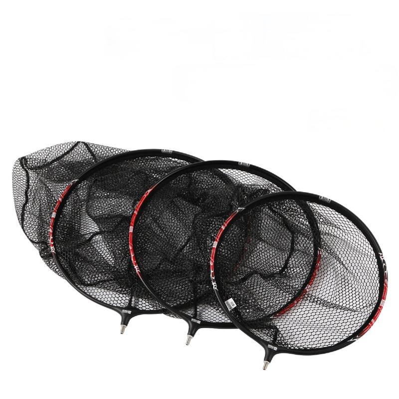 Mặt vợt đúc nguyên khối Bắt Cá 40cm 45cm lưới tráng keo cao cấp Fishing Đi Câu Câu Cá Inox Carbon Cao Su