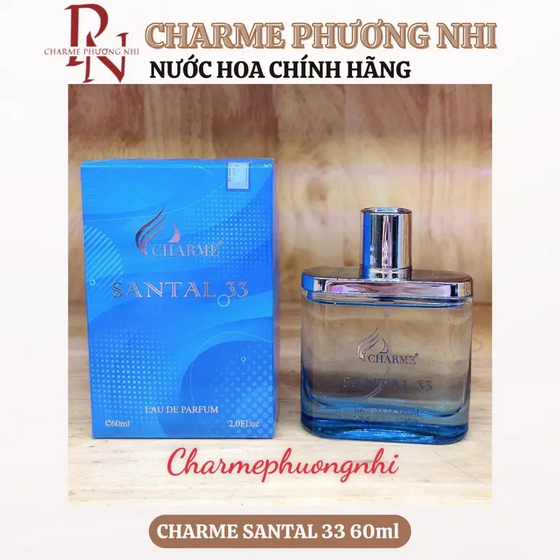 CHARME PERFUME-Nước hoa nam SANTAL 33 60ml-hương gỗ sang trọng, cá tính, mạnh mẽ Perfume Xịt Thơm Cosmetic 1