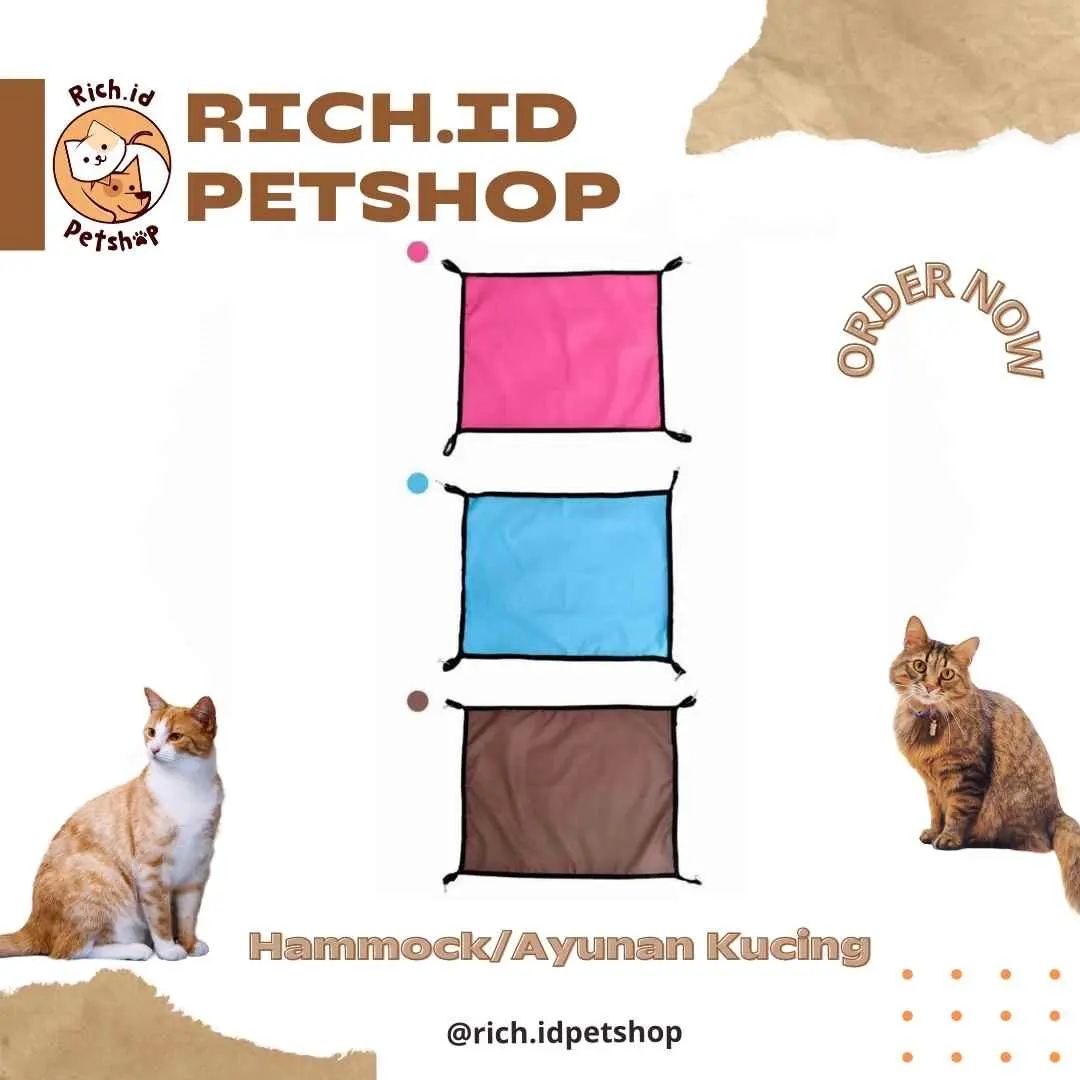Hammock Kucing atau Ayunan Kucing