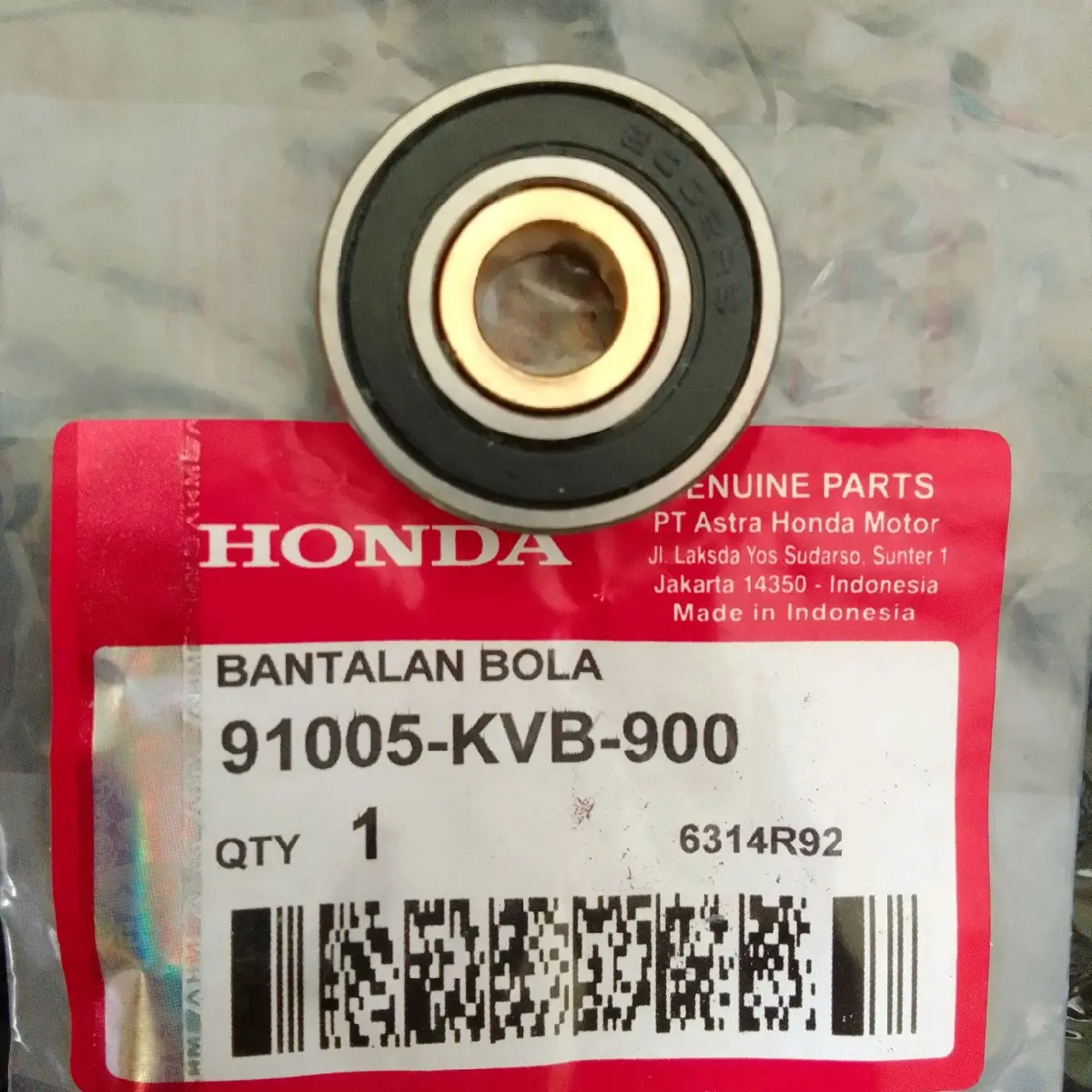 CRANKCASE COVER BEARING  Click 150&125v1v2v3 , BEAT Fi V1V2&Carb,ADV,PCX, AIRBLADE,Scoopy