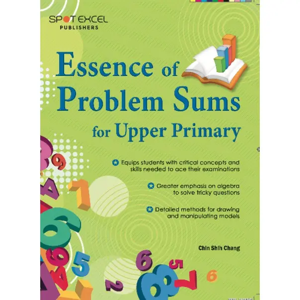 original Essence Of Problem Sums For Upper Primary | Primary 4 Primary 5 Primary 6 PSLE Mathematics Assessment Books For Kids